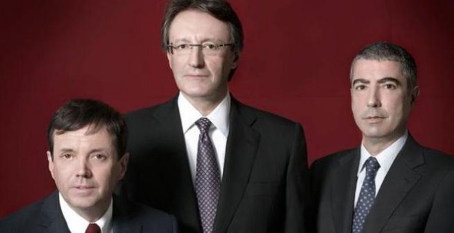 Ramón Cierco, Higini Cierco y Joan Pau Miquel.