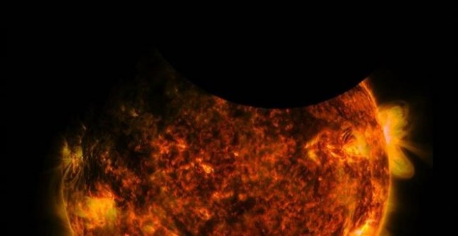 La NASA capta un eclipse solar doble desde el espacio. NASA
