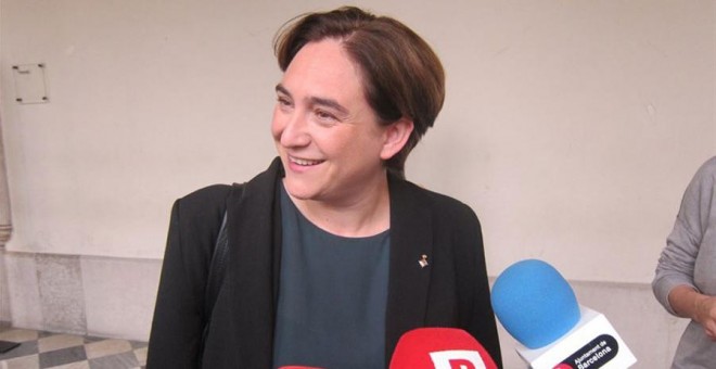 La alcaldesa de Barcelona, Ada Colau.- EP