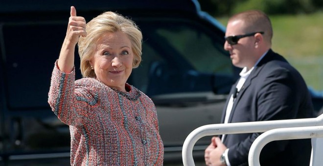 Hillary Clinton, este jueves en Nueva York (EEUU). REUTERS/Brian Snyder