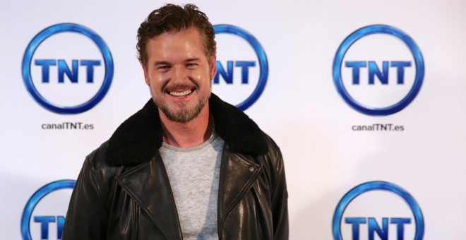 El actor Eric Dane a su paso por Madrid.