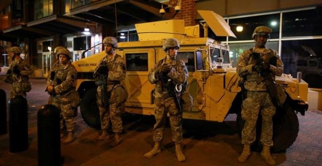 Toque de queda en Charlotte, en EEUU, tras las protestas.- E.P.