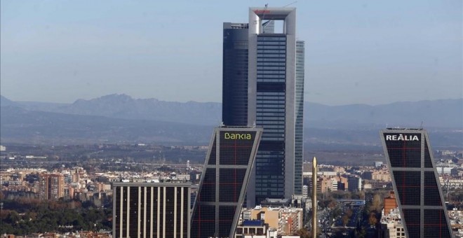 Torre Cepsa, una de las cuatro torres del Norte de la Castellana.