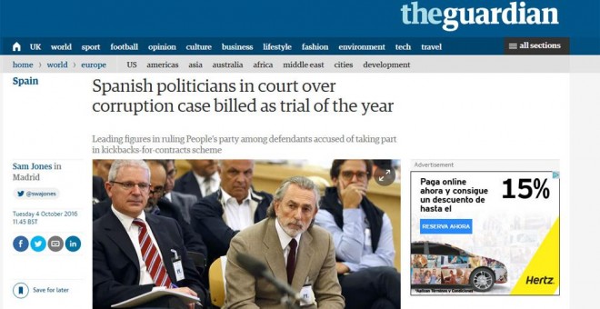 Spanish politicians in court over corruption case billed as trial of the year / The Guardian