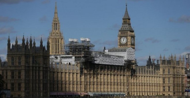 El Palacio de Westminster, sede del Parlamento británico. - AFP