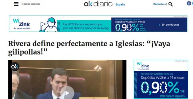 La noticia en Ok diario.