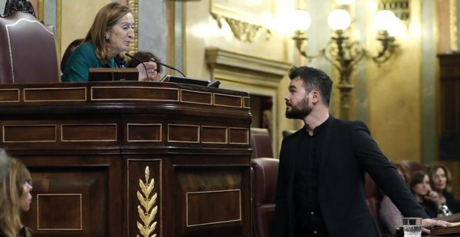 El diputado de ERC Gabriel Rufián.- EFE