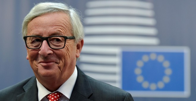 El presidente dela Comisión Europea, Jean-Claude Juncker, a su llegada a Bruselas. REUTERS/Eric Vidal