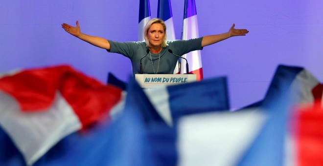 La ultraderechista francesa Marine Le Pen en una foto de archivo. Reuters.