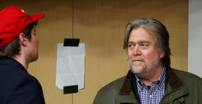 Stephen Bannon, estratega de Donald Trump durante las elecciones y como presidente. / REUTERS