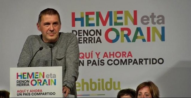 Otegi no podrá ir a los actos de homenaje a Fidel Castro porque EEUU le prohíbe sobrevolar su territorio. / Europa Press