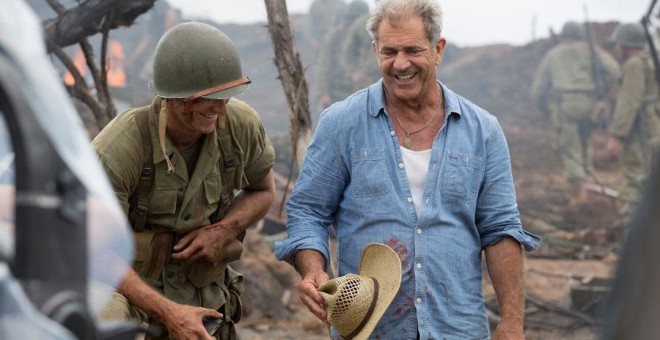 Mel Gibson en el rodaje