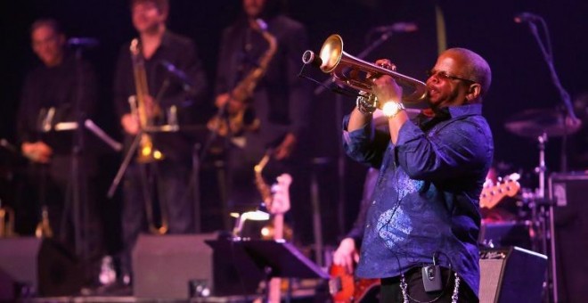 Terence Blanchard, durante una actuación en Nueva Orleans. - AFP