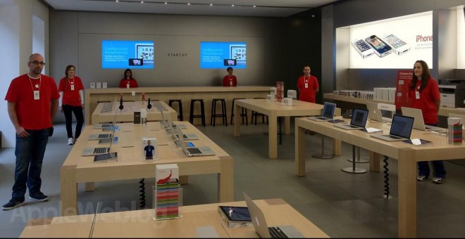 Tienda de Apple en Valencia.