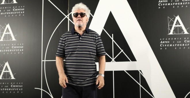 Pedro Almodóvar en los Premios del Cine Europeo.