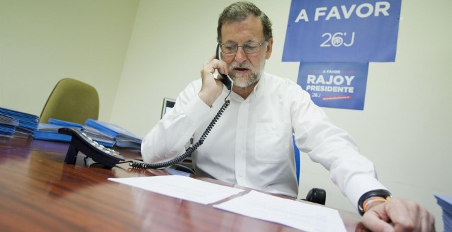 Rajoy y Trump hablan de Barcelona en su primera conversación telefónica. EUROPA PRESS/Archivo