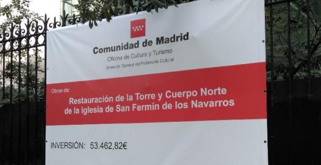 La Comunidad de Madrid restaura una iglesia que no cumple con la Ley de Memoria Histórica.- FORO POR LA MEMORIA