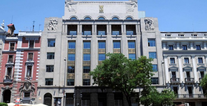El edificio de la calle Alcalá 45 que ha adquirido el Ayuntamiento de Madrid.