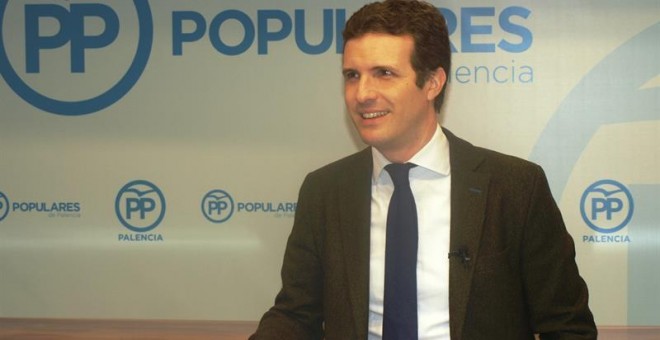 El vicesecretario general de Comunicación del PP, Pablo Casado. - EFE