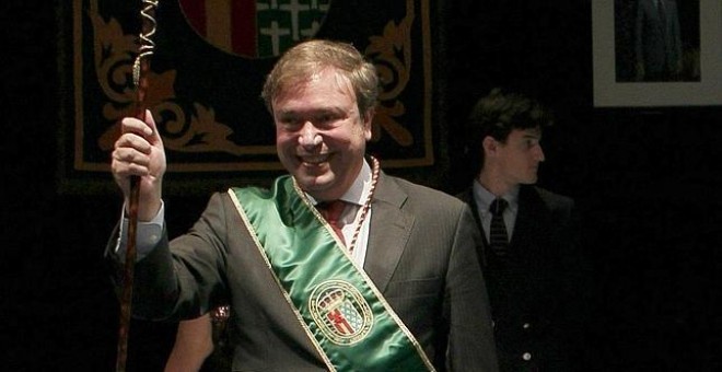 Juan Soler, el día de su investidura como alcalde de Getafe.- EFE
