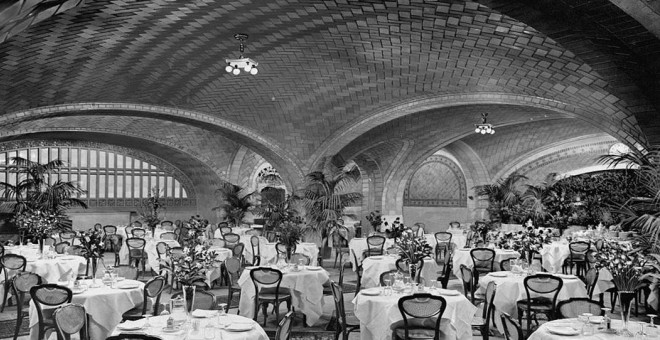 Oyster bar en la estación Grand Central en Nueva York. Archivo Collection at the Library of Congress.