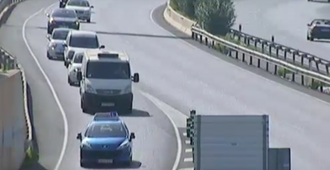 Un tram de l'autopista d'Eivissa.