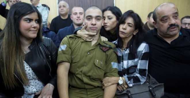 Elor Azaria, el sargento justiciero que divide Israel. REUTERS