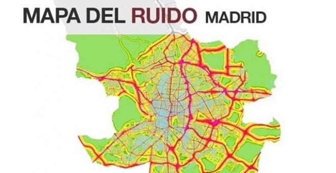 Mapa del ruido de Madrid / EUROPA PRESS