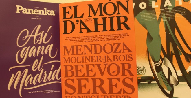 Portades de 'Panenka', 'El món d'ahir' i 'Volata'. PÚBLIC