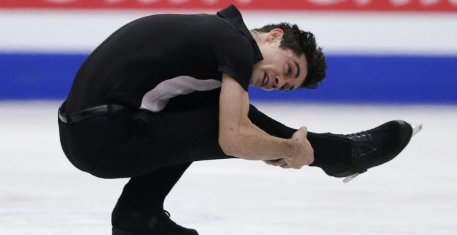 El patinador español Javier Fernández ganó por quinta vez el Campeonato Europeo de Patinaje Artístico. REUTERS/David W Cerny