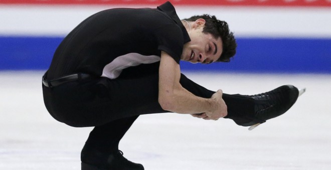 El patinador español Javier Fernández ganó por quinta vez el Campeonato Europeo de Patinaje Artístico. REUTERS/David W Cerny