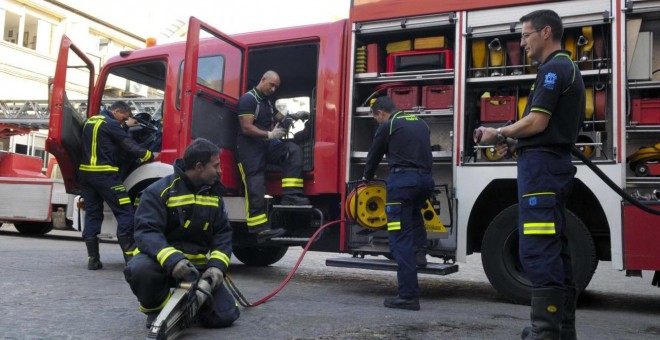 El 60% de los aspirantes a bombero en Burgos, eliminado por la prueba de ortografía. EFE/Archivo