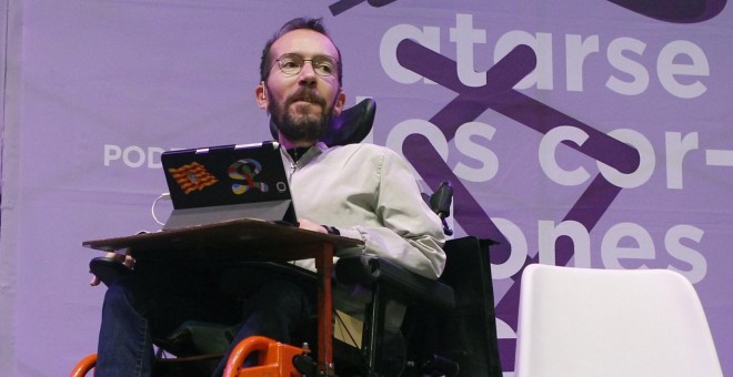 El secretario de Organización de Podemos, Pablo Echenique. / VÍCTOR LERENA (EFE)