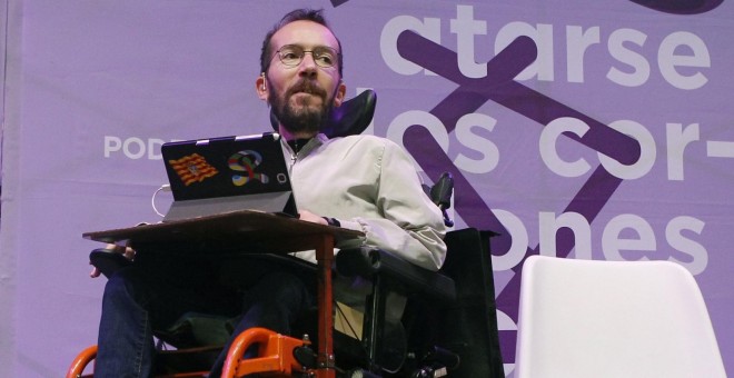 El secretario de Organización de Podemos, Pablo Echenique. / VÍCTOR LERENA (EFE)