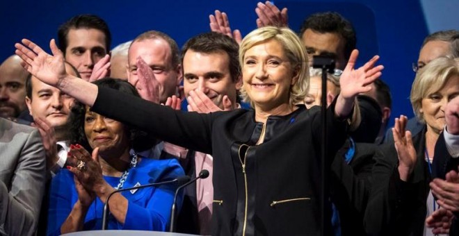 Le Pen arranca su campaña con la intención de emular a Trump y el "Brexit". /EFE