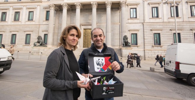 WWF en una petición al Gobierno Central. MYRIAM NAVAS