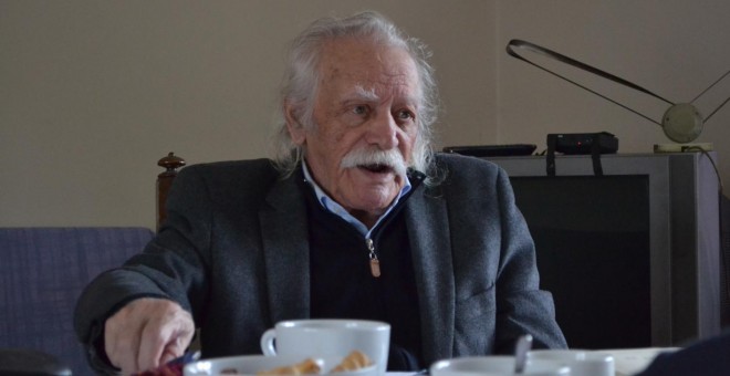 Manolis Glezos fue eurodiputado con Syriza durante un año. - ÁLVARO GONZÁLEZ GARCÍA-CALVO