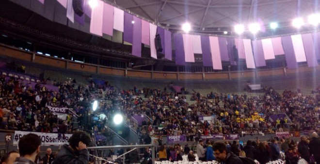 El Palacio de Vistalegre comienza a llenarse.