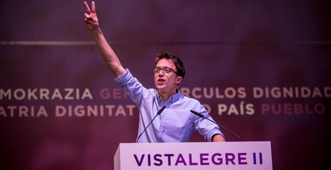 Íñigo Errejón en Vistalegre II. JAIRO VARGAS