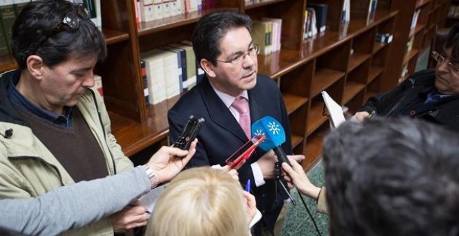 El presidente de la Sección Primera de la Audiencia Provincial de Sevilla, Pedro Izquierdo. E.P.