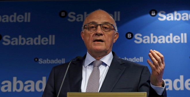El presidente del Banco Sabadell, Josep Oliú. REUTERS