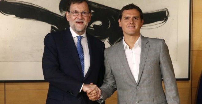 Mariano Rajoy y Albert Rivera.