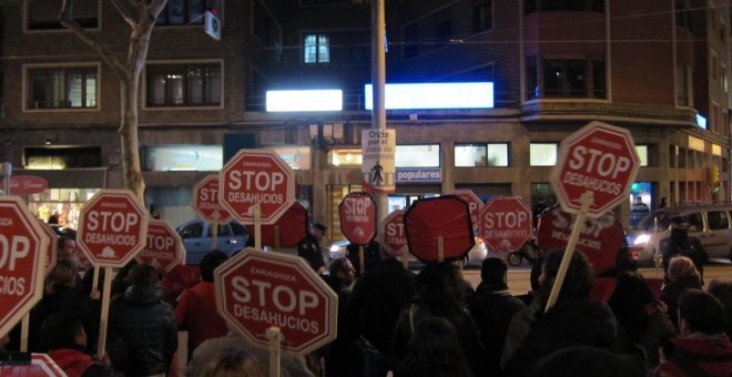 Manifestación de Stop Desahucios. E.P.
