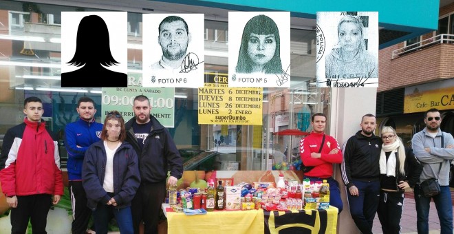 Los cuatro detenidos por la agresión neonazi en Murcia.