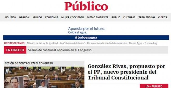 Portada de Público