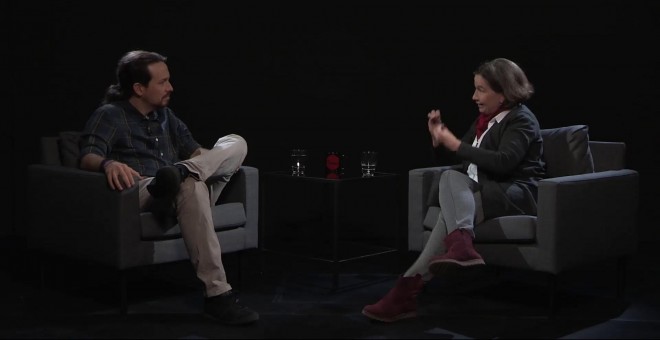 Pablo Iglesias entrevista a Raquel Gutierrez en 'Otra Vuelta de Tuera'