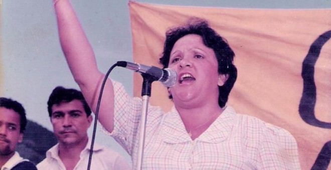 Imelda Daza antes de su exilio, en una imagen de los años 80.