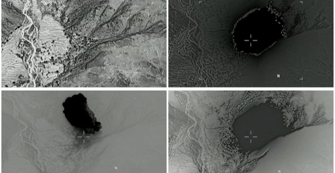 Imágenes de la explosión de la bomba MOAB o 'madre de todas las bombas'.REUTERS /U.S Department of Defense