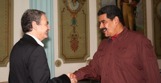 José Luis Rodríguez Zapatero y Nicolás Maduro /EUROPA PRESS