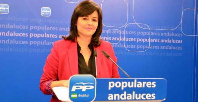 La portavoz del PP en la Diputación de Sevilla, Virginia Pérez.